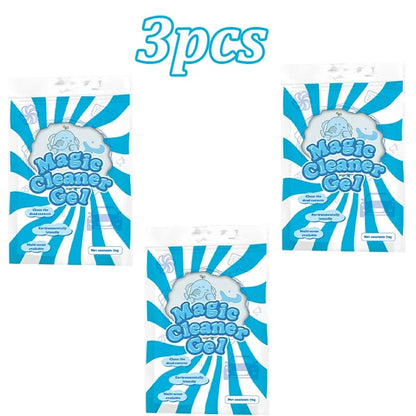 Car Cleaning Gel Slime Cleaning Magic Dust Remover Glue Car Vent Computer Keyboard Dirt Cleaner Auto Interior Clean Accessories